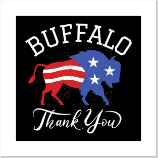 Vintage Buffalo Football Thanks Giving Posters and Art